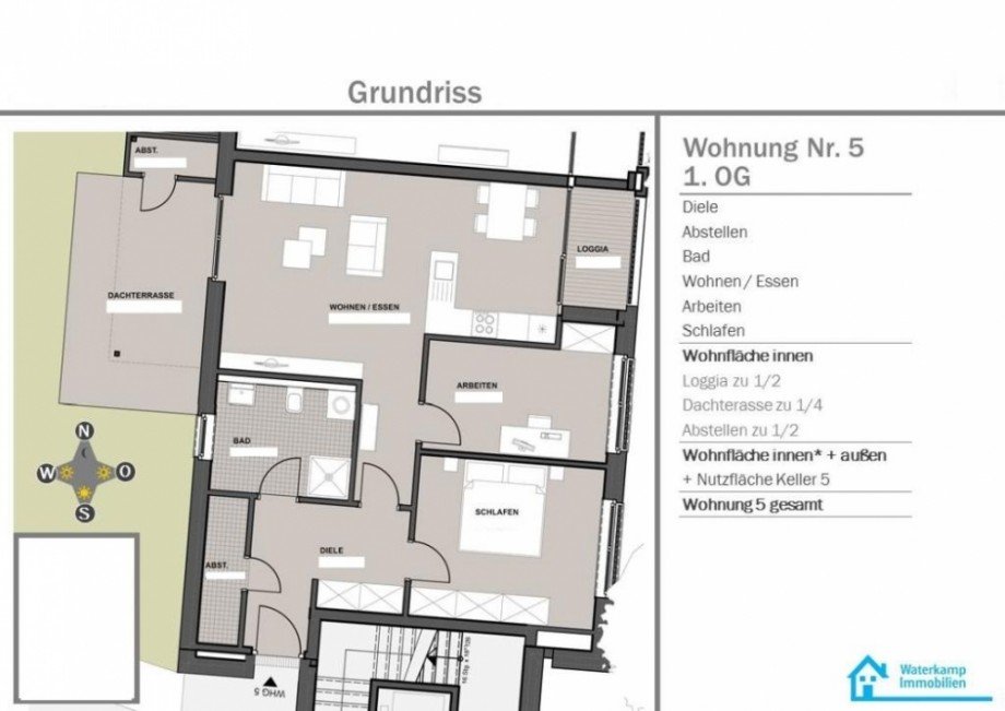 20160826 Whg Nr. 5, 1. OG Etagenwohnung Greven