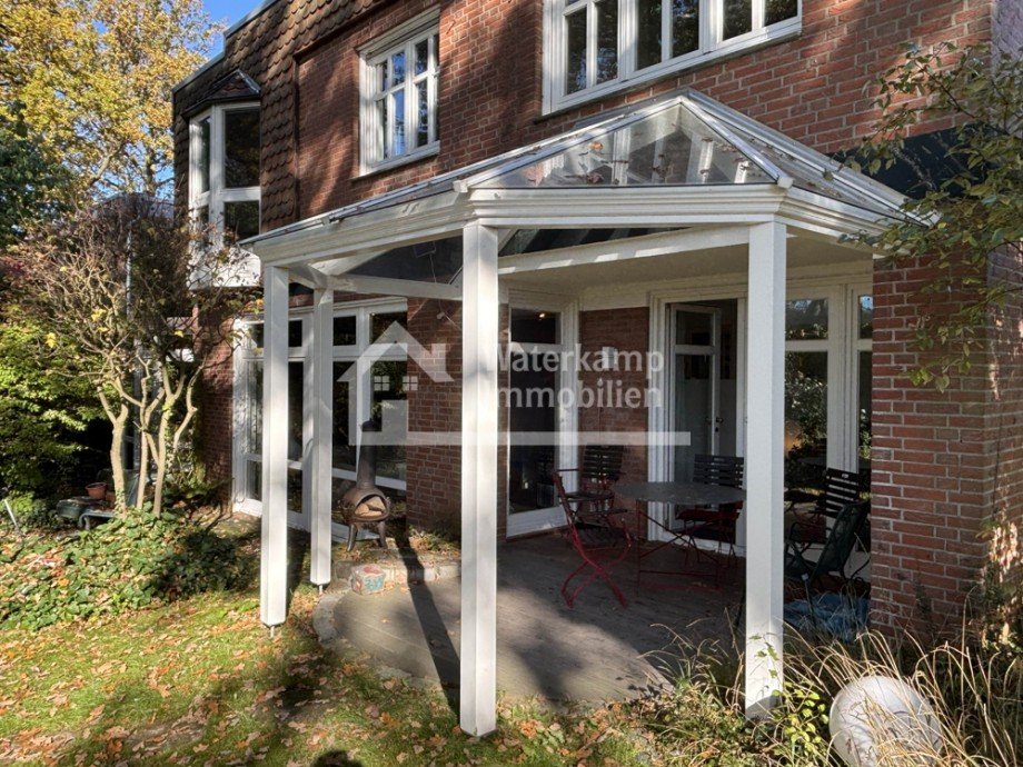 Terrasse mit �berdachung Einfamilienhaus Altenberge