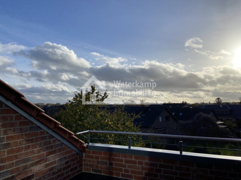 Ausblick von der Dachterasse Dachgeschosswohnung Nordwalde