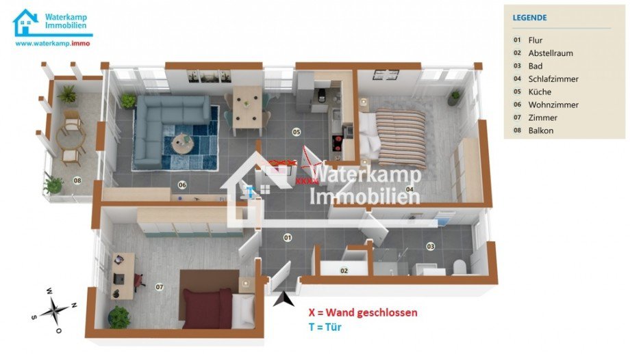 Grundriss Etagenwohnung Laer