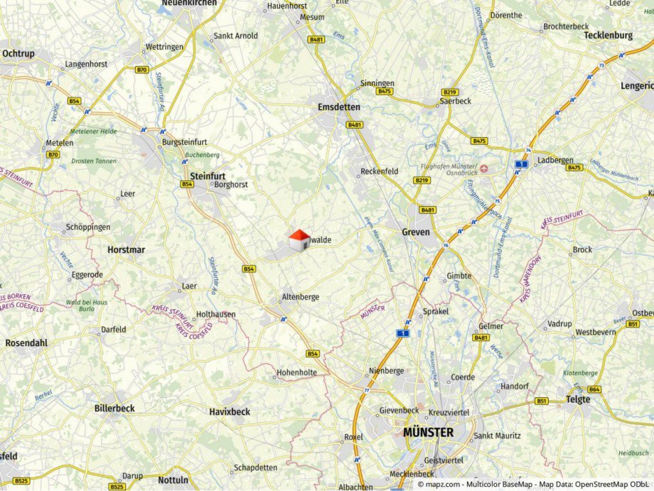 Makro-Lage Einfamilienhaus Nordwalde