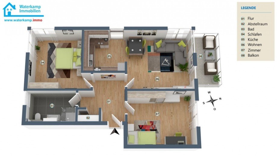 Grundriss Etagenwohnung Laer