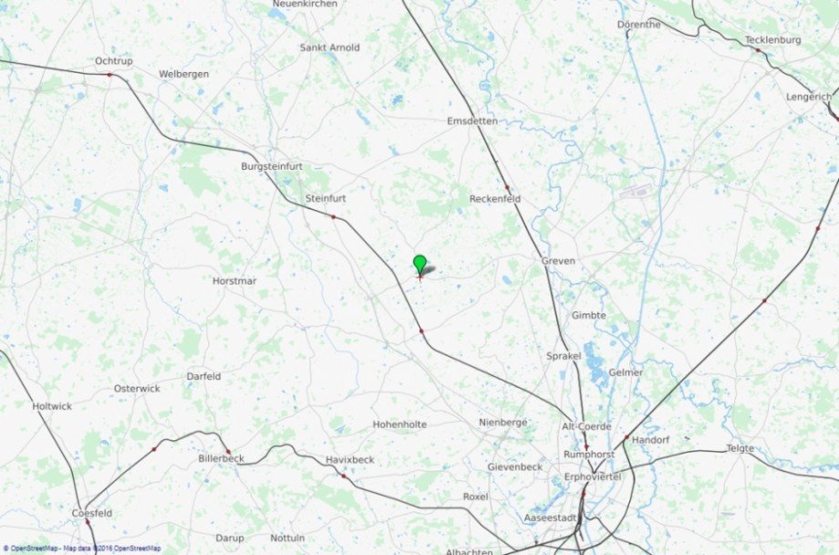 Umgebungskarte 2 Wohn- / Gesch�ftshaus Nordwalde