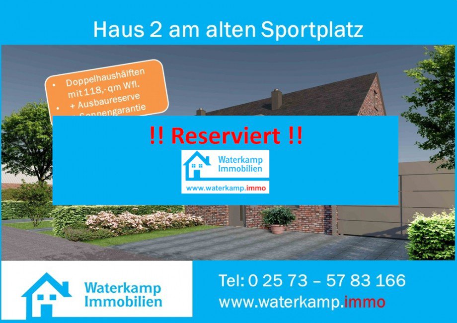Titelbild_3709 reserviert Doppelhaush�lfte Nordwalde (in der N�he von M�nster)