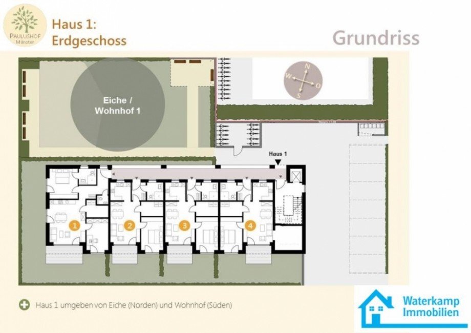 20160906 Erdgeschoss Haus 1 Paulushof Erdgeschosswohnung M�nster-Mecklenbeck