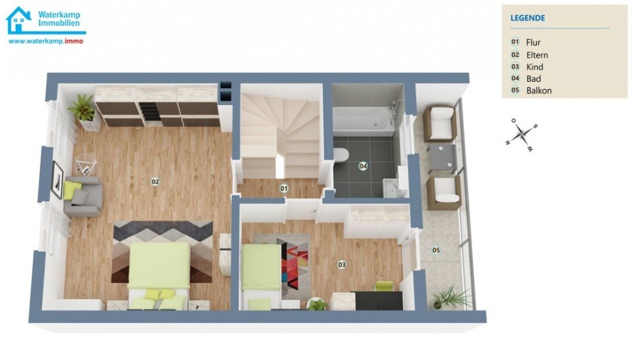 Oberschoss Reihenmittelhaus Nordwalde