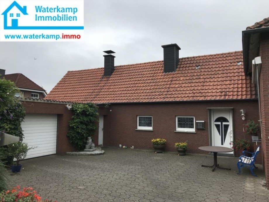 Aussenansicht Innenhof vom Elsterweg Einfamilienhaus Greven