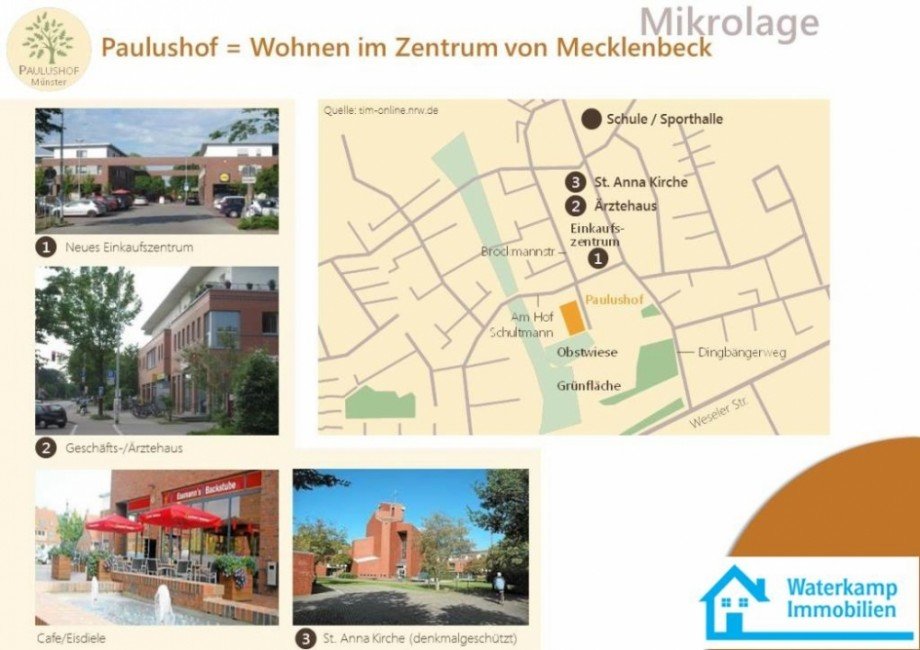 Mikrolage Paulushof Erdgeschosswohnung M�nster-Mecklenbeck