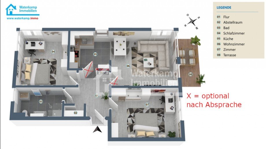 Grundriss Etagenwohnung Laer