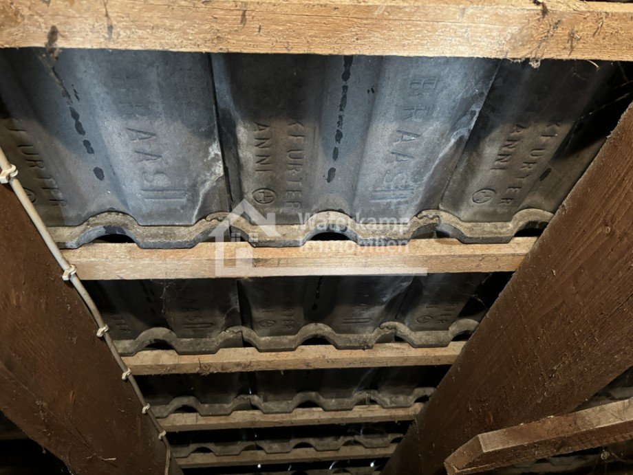 Dachstuhl mit Ziegel Reihenmittelhaus Nordwalde