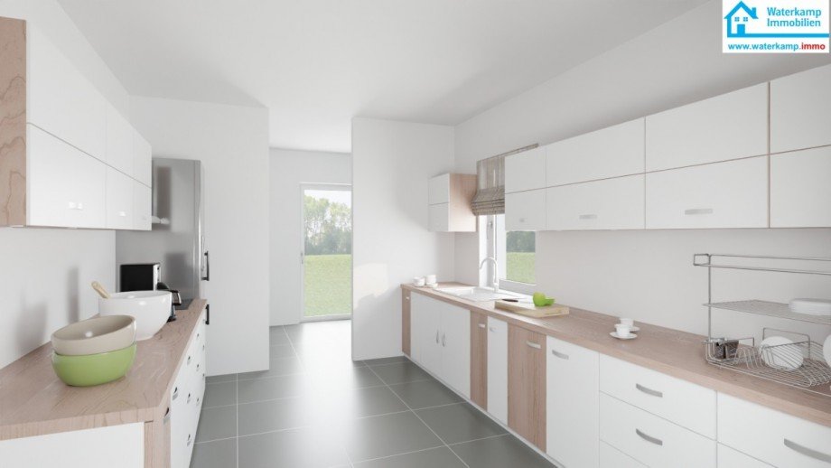 07 K�che (EG, 3-D) Einfamilienhaus Steinfurt