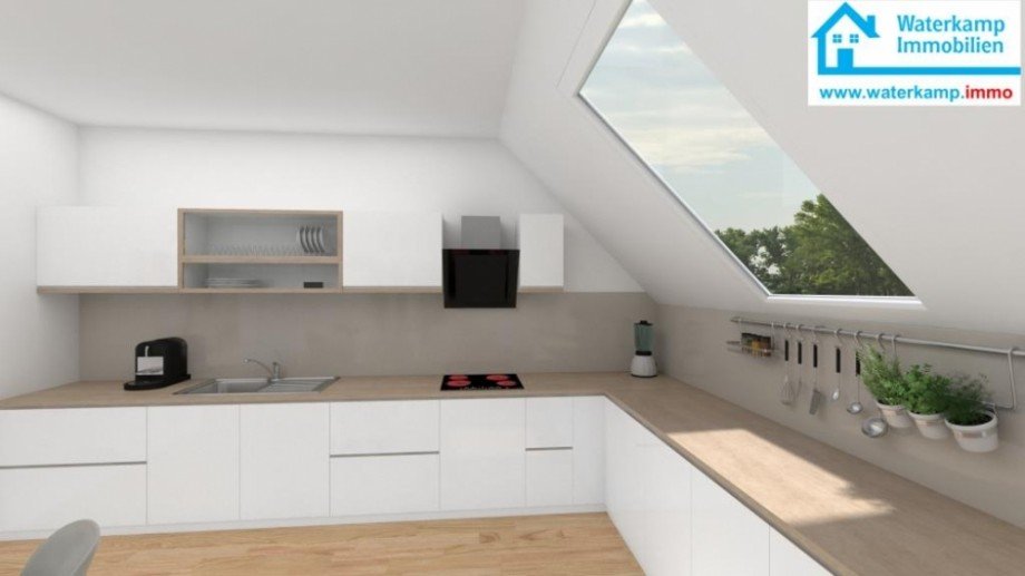 Wohnen-K�che Dachgeschosswohnung Nordwalde