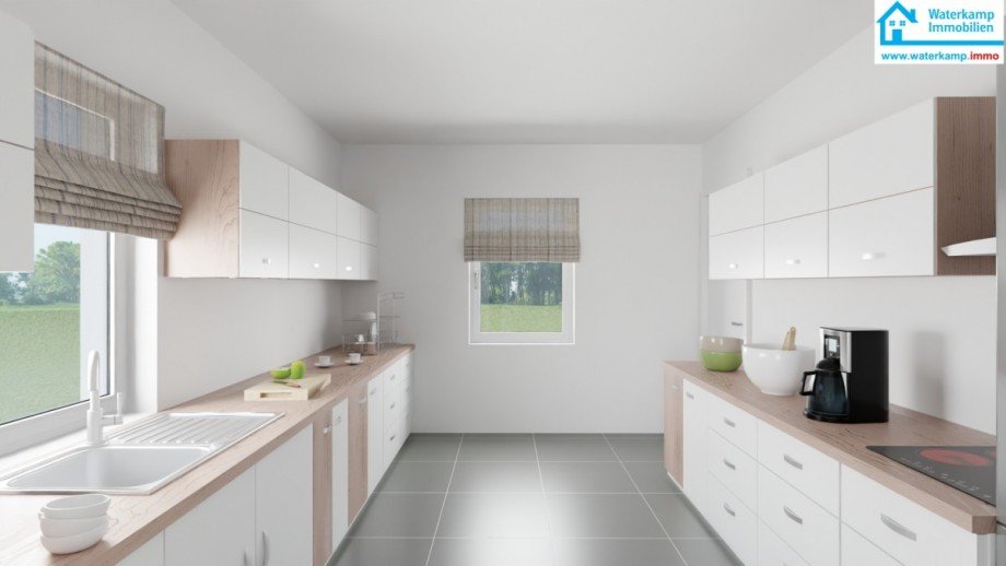 07 K�che (EG, 3-D) Einfamilienhaus Steinfurt