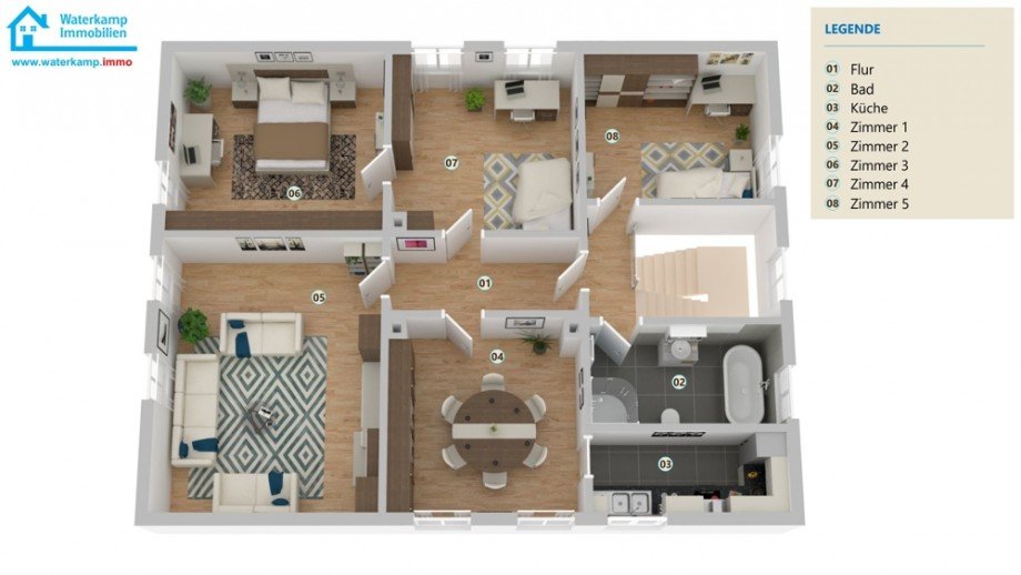 Grundriss OG Einfamilienhaus Nordwalde