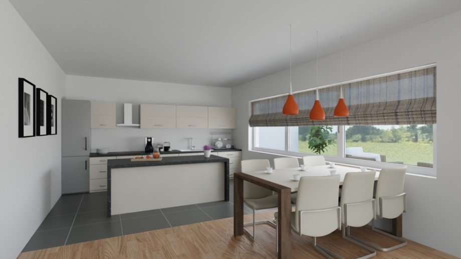 04 K�che (Z1, 3-D) Erdgeschosswohnung Nordwalde