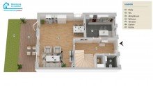 Erdgeschoss Sch�ne Reihenhaus-Anlage (4WE) im Speckg�rtel von M�nster