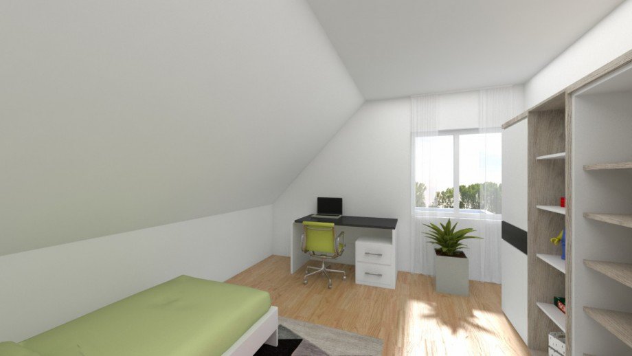 Schlafzimmer 3-D DG Einfamilienhaus Nordwalde