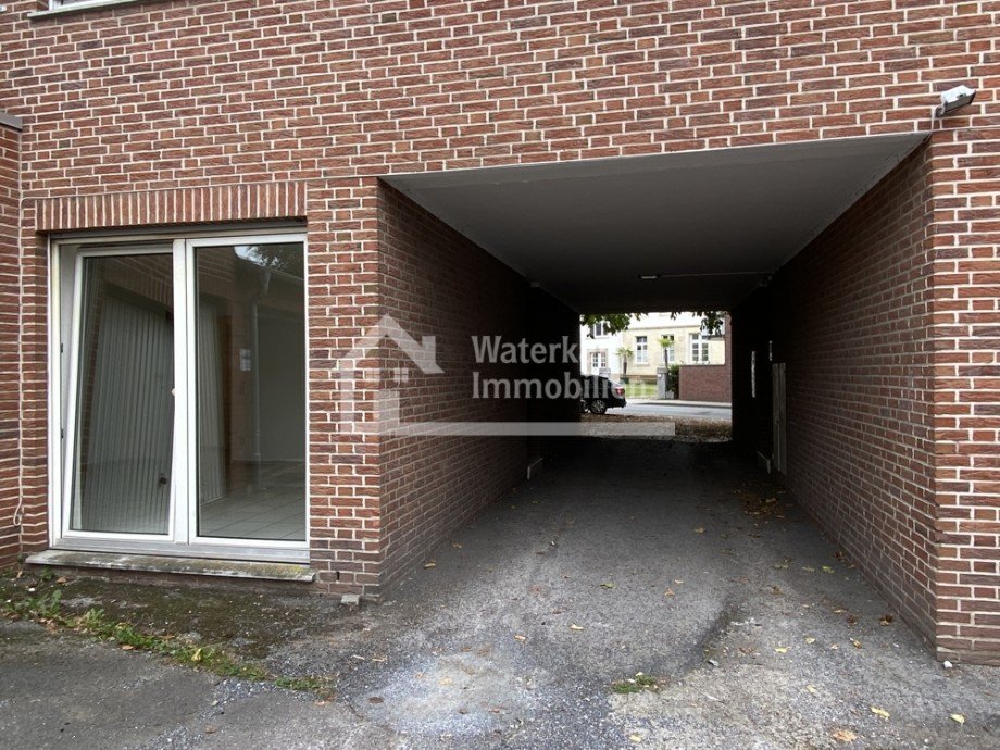 Ansicht vom Innenhof Erdgeschosswohnung Laer