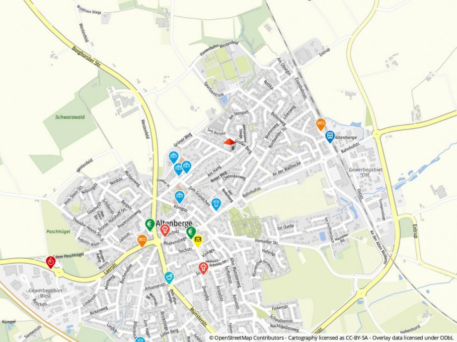 Mikro-Lage Etagenwohnung Altenberge