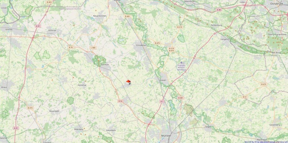 Makro-Lage Doppelhaush�lfte Nordwalde