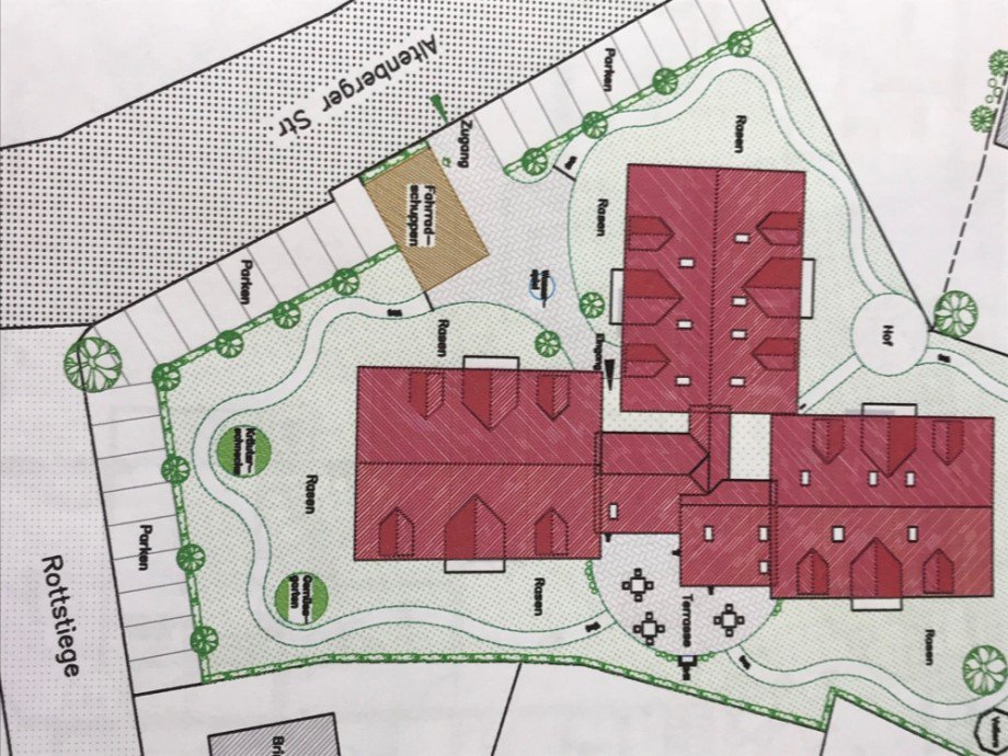 Lageplan ZAM Dachgeschosswohnung Nordwalde