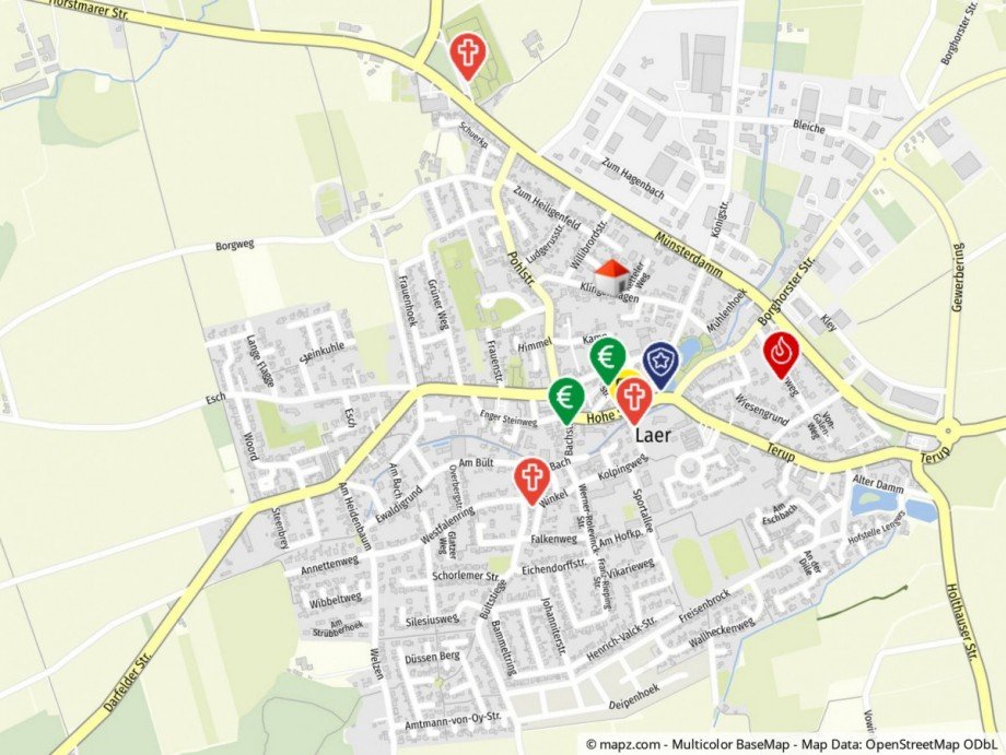 Mikrolage Etagenwohnung Laer