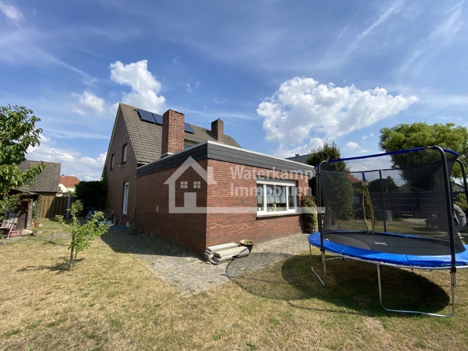 Ansicht Gartenseite Zweifamilienhaus Greven