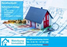 Renditeobjekt Sch�ne Reihenhaus-Anlage (4WE) im Speckg�rtel von M�nster
