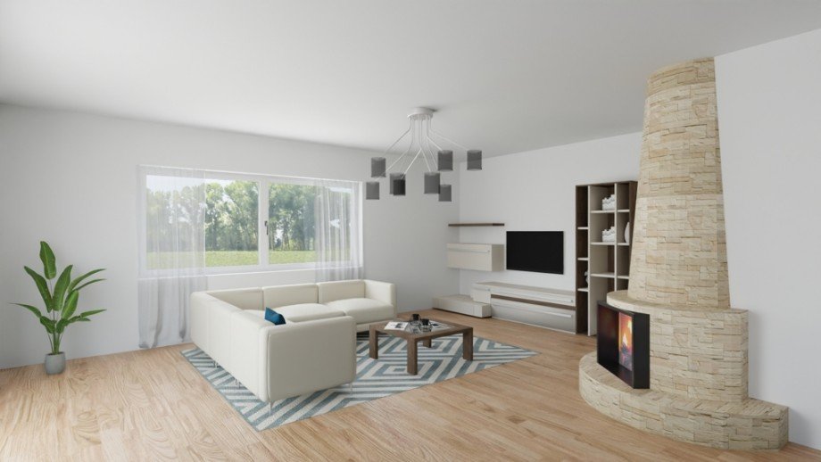 05 Wohnen-Essen (Z1, 3-D) Erdgeschosswohnung Nordwalde