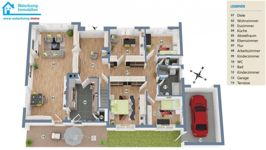 Erdgeschoss Einfamilienhaus Nordwalde