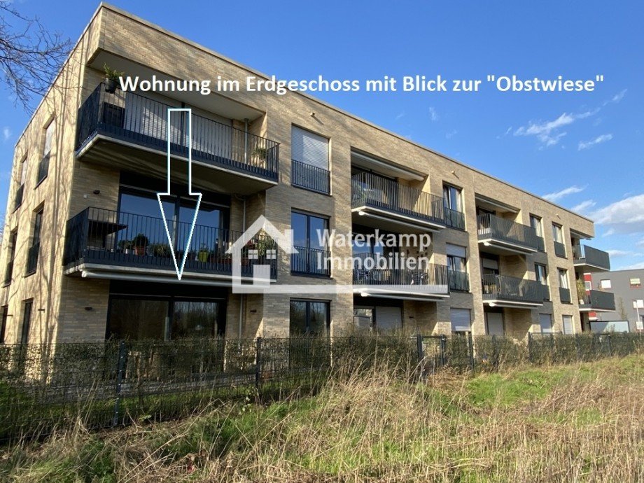 Au�enansicht Erdgeschosswohnung M�nster-Mecklenbeck