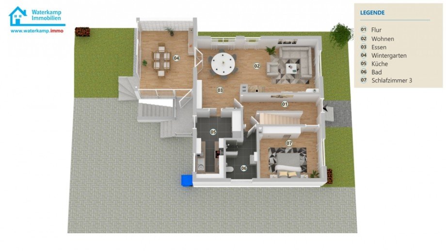Grundriss EG Einfamilienhaus Nordwalde
