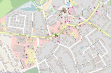 Umgebungskarte 3 Wohn- + Gesch�ftshaus in zentraler Lage von Nordwalde
