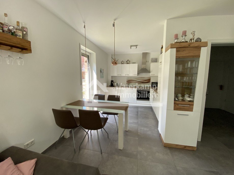 Blick zur K�che Etagenwohnung Laer