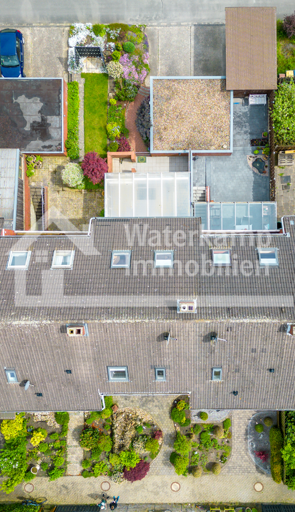 Draufsicht Reihenmittelhaus Nordwalde