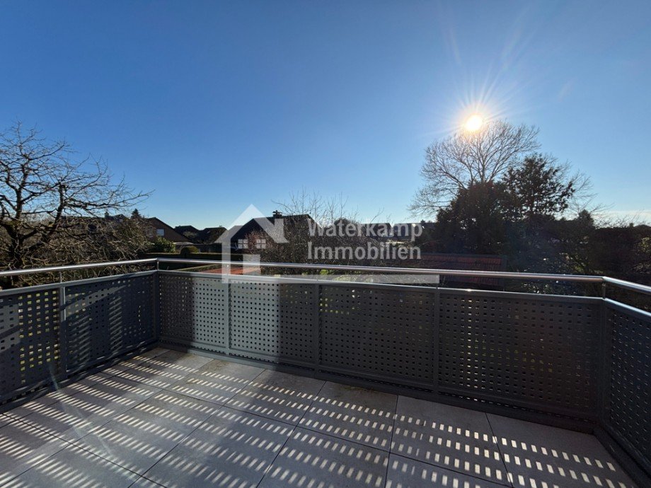 07 Balkon mit Sonnengarantieusrichtung Etagenwohnung Nordwalde