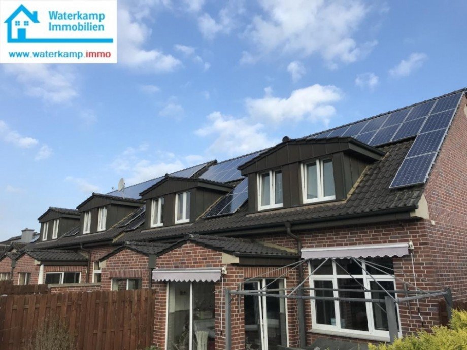 R�ckansicht Reihenh�user Haus Nordwalde