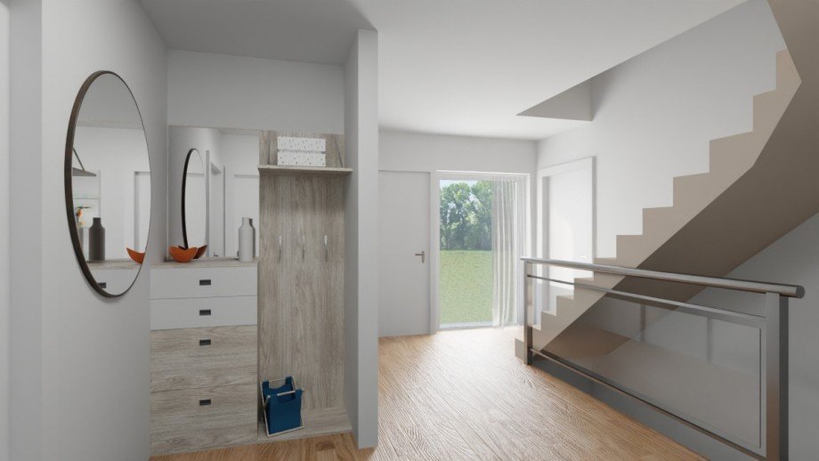01 Diele (EG, 3-D) Einfamilienhaus Nordwalde