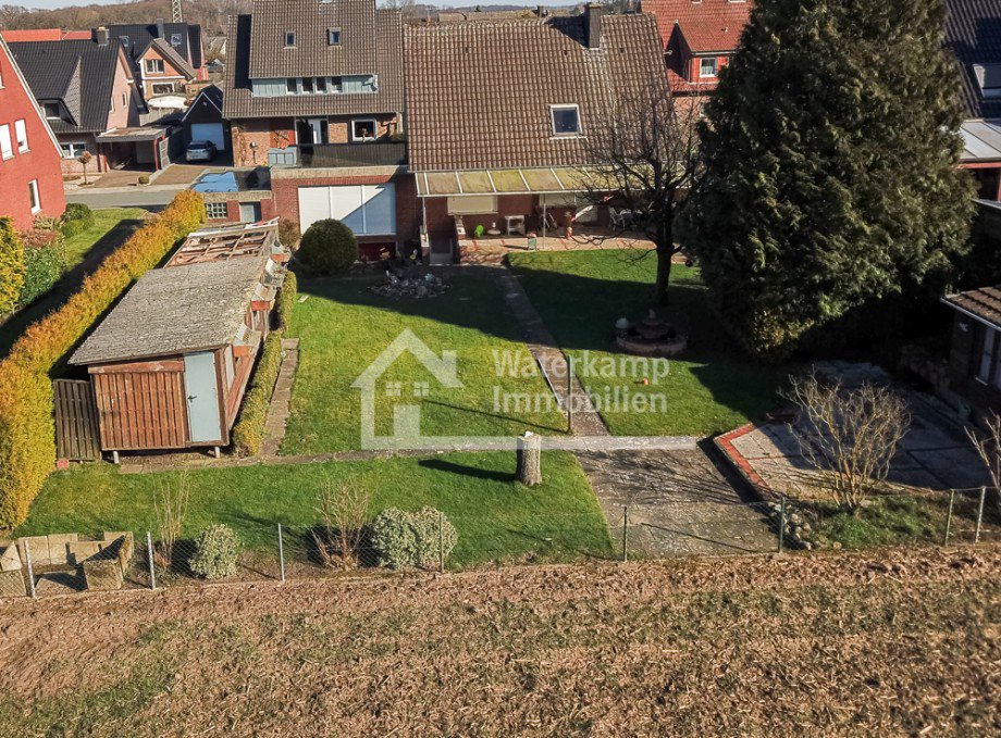 Luftblick Einfamilienhaus Nordwalde