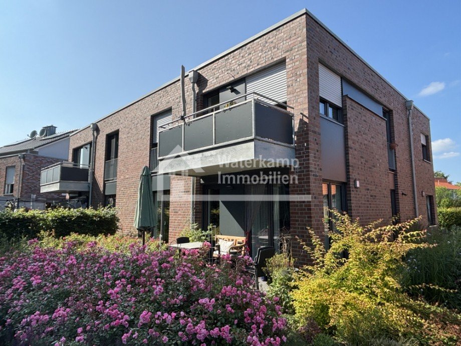 R�ckansicht Etagenwohnung Laer