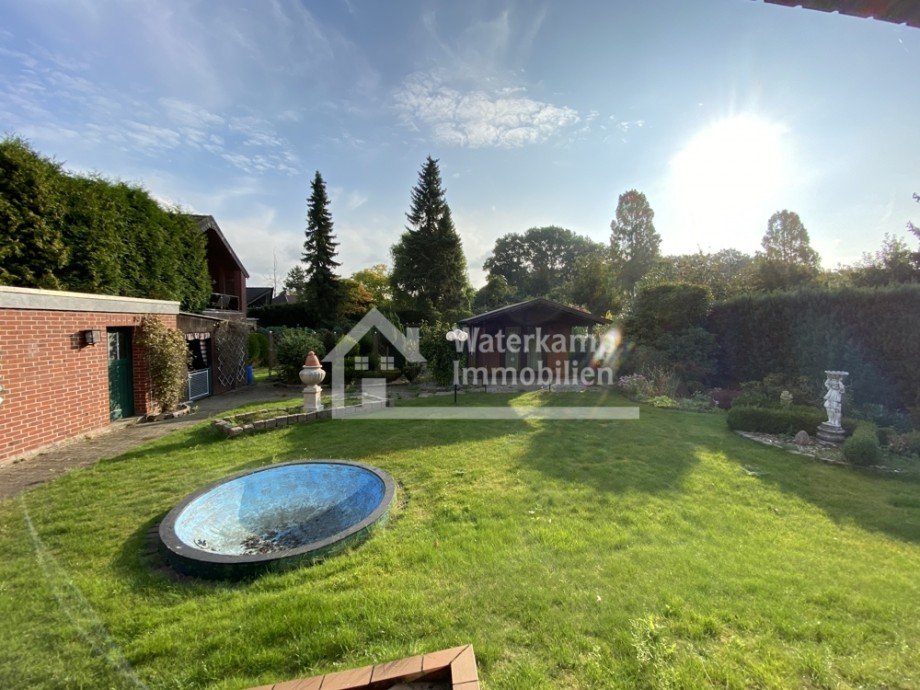 Blick in den Garten Einfamilienhaus Nordwalde