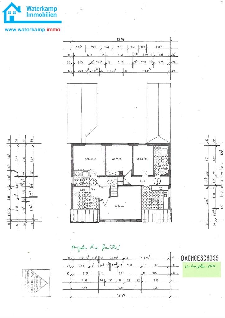 Plan DG Sanierung 2000 Mehrfamilienhaus Nordwalde
