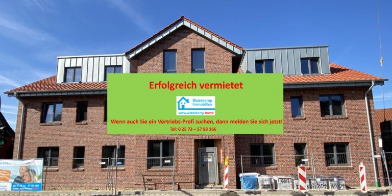 20230918 Erfolgreich vermietet mit Haus in gr�n Nordwalde Dachgeschosswohnung Lichtdurchflutete Loggia-Wohnung mit S�d-West-Ausrichtung