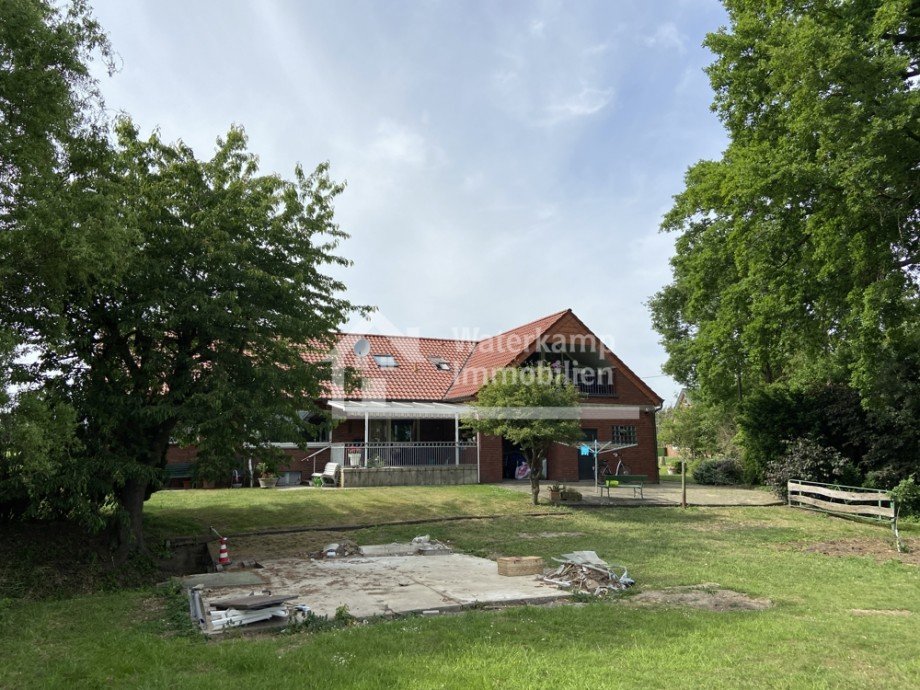 Sicht vom Feld Zweifamilienhaus Nordwalde
