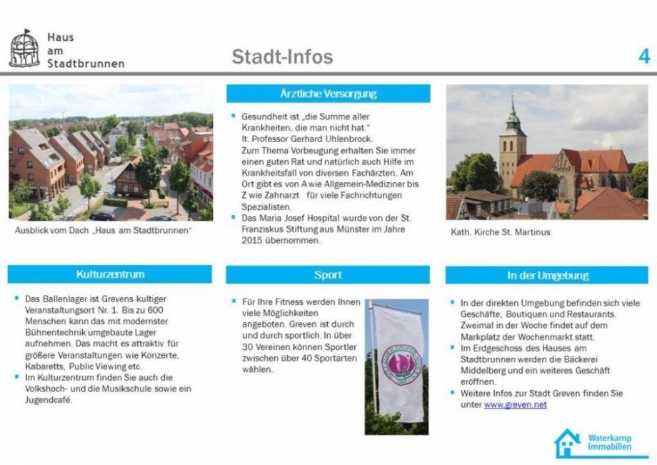 Stadt-Infos Terrassenwohnung Greven