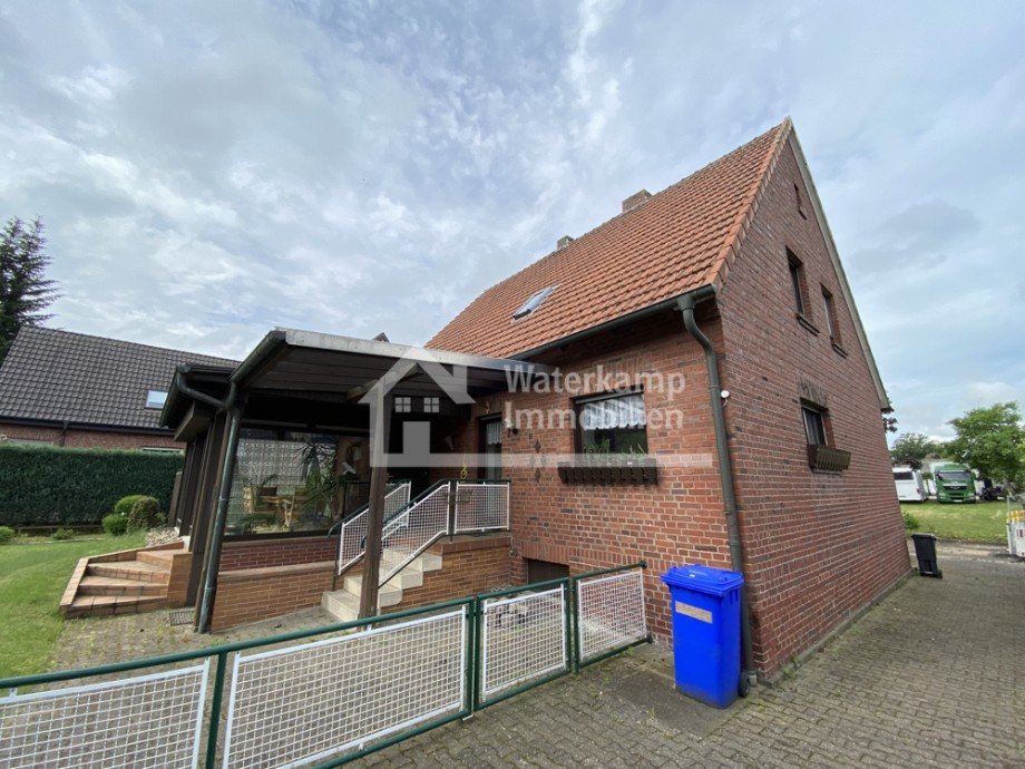 Ansicht von der Garage Einfamilienhaus Nordwalde