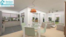 Wohnen-K�che Wundersch�ne Wohnung im 1. OG mit Loggia und Ausblick auf die Kirche