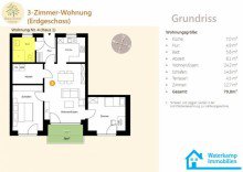 20160906 Grundriss Whg 4_Paulushof Traumhaft sch�ne Eigentumswohnung im EG mit Terrasse in MS-Mecklenbeck 4