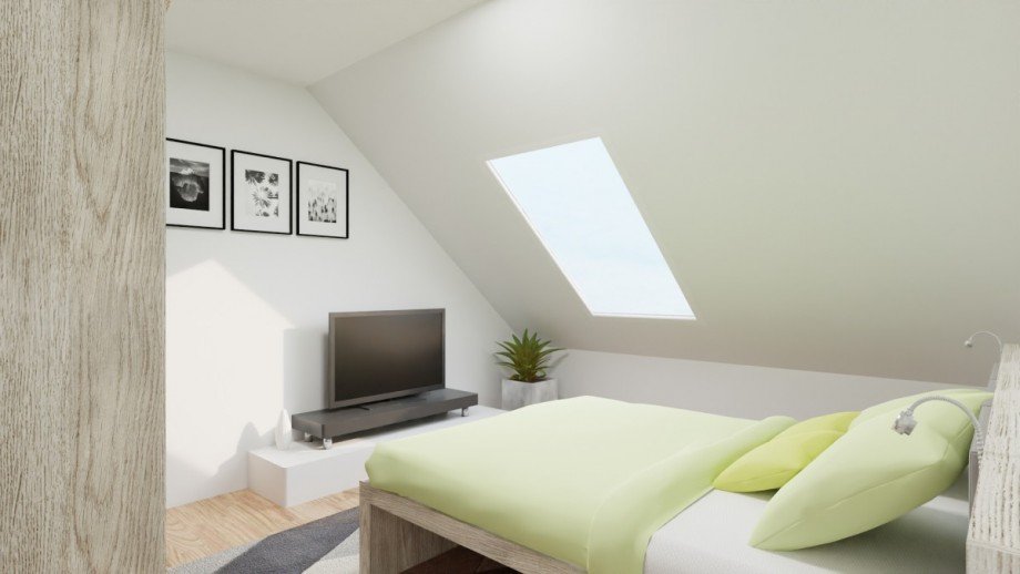 Schlafen Dachgeschosswohnung M�nster / Hiltrup