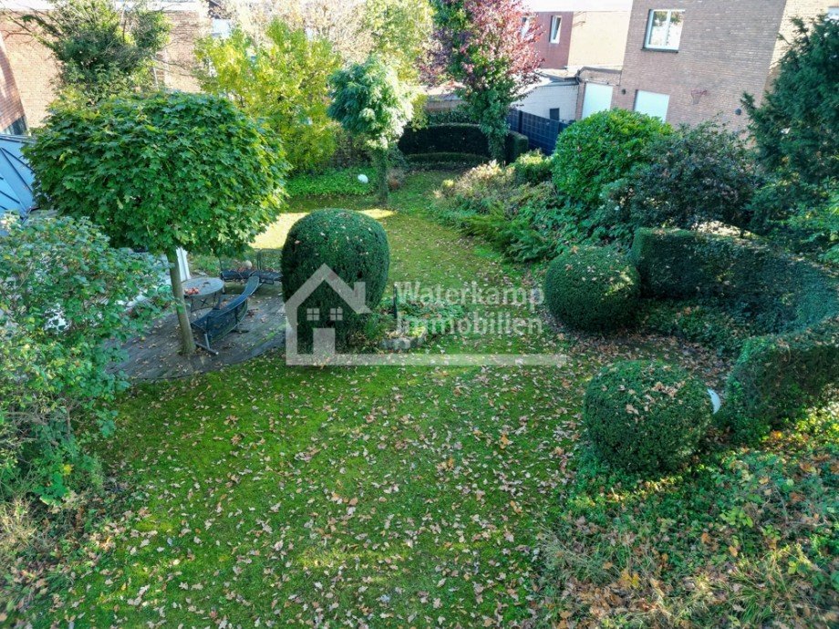 Garten sch�n gestaltet Einfamilienhaus Altenberge